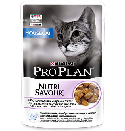 

Purina Pro Plan Cat NutriSavour Housecat Turkey / Паучи Пурина Про План для Домашних кошек Индейка в желе (цена за упаковку), Purina Pro Plan Cat NutriSavour Housecat Turkey