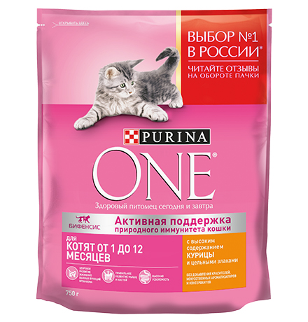 PURINA ONE KITTEN / Сухой корм Пурина УАН для котят с курицей 