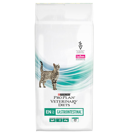Purina Pro Plan Veterinary Diets EN Gastrointestinal / Лечебный корм Пурина Про План Ветеринарная Диета для кошек Гастроинтестинал Заболевание ЖКТ (нарушение пищеварения)