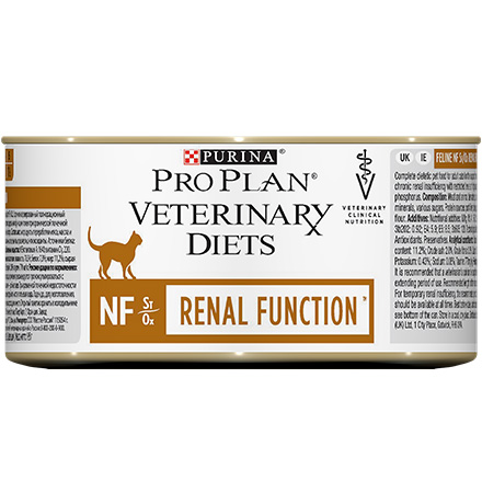 Purina Pro Plan Veterinary Diets NF Renal Function / Лечебные консервы Пурина Про План Ветеринарная диета для взрослых кошек для поддержания функции почек при хронической почечной недостаточности (цена за упаковку) 