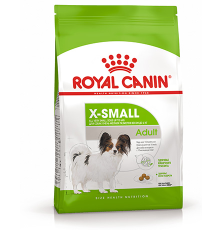 Купить Royal Canin X-Small Adult / Сухой корм Роял Канин Икс-Смолл Эдалт для Взрослых собак мелких пород за 970.00 ₽