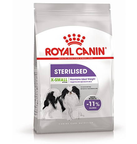Royal Canin X-Small Adult Sterilised / Сухой корм Роял Канин Икс-Смолл Эдалт Стерилайзд для Стерилизованных взрослых собак Мелких пород