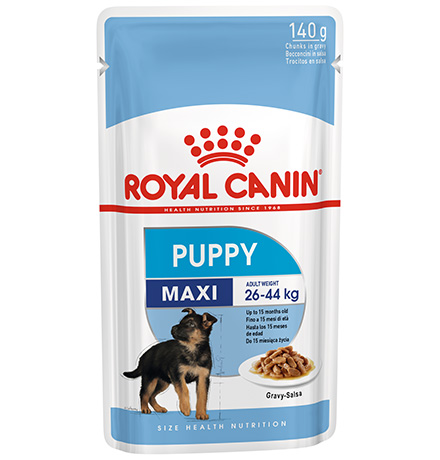 Royal Canin Maxi Puppy / Влажный корм (Паучи) Роял Канин Макси Паппи для Щенков Крупных пород в возрасте от 2 до 15 месяцев (Цена за упаковку)
