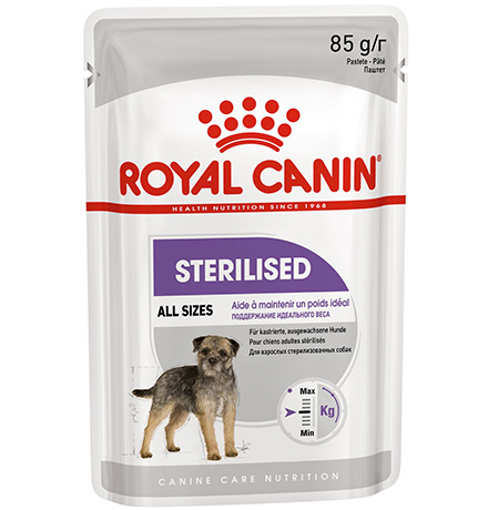 

Royal Canin Adult Sterilised / Влажный корм (паштет) Роял Канин Стерилайзд для взрослых Стерилизованных собак всех размеров (цена за упаковку), Royal Canin Adult Sterilised