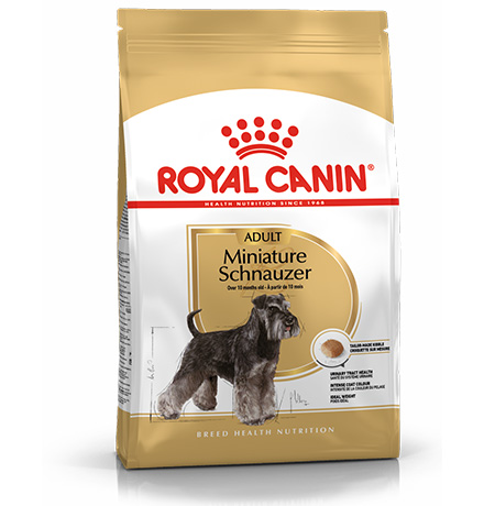 Купить Royal Canin Breed dog Miniature Schnauzer Adult / Сухой корм Роял Канин для взрослых собак породы Миниатюрный Шнауцер старше 10 месяцев за 2100.00 ₽