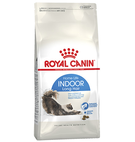 

Royal Canin Indoor Long Hair / Сухой корм Роял Канин Индор Лонг Хэйр для Длинношерстных кошек Живущих в помещении, Royal Canin Indoor Long Hair