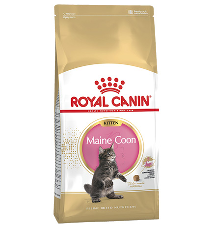 Купить Royal Canin Breed cat Kitten Maine Coon / Сухой корм Роял Канин для Котят породы Мэйн Кун в возрасте до 15 месяцев за 470.00 ₽