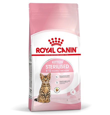 Купить Royal Canin Kitten Sterilised / Сухой корм Роял Канин Киттен Стерилайзд для Стерилизованных и кастрированных Котят в возрасте до 1 года за 1710.00 ₽