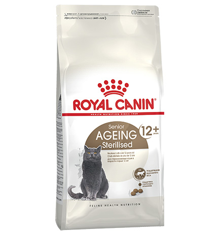 Купить Royal Canin Sterilised 12+ / Сухой корм Роял Канин Стерилайзд для Пожилых кастрированных котов и Стерилизованных кошек старше 12 лет за 1680.00 ₽