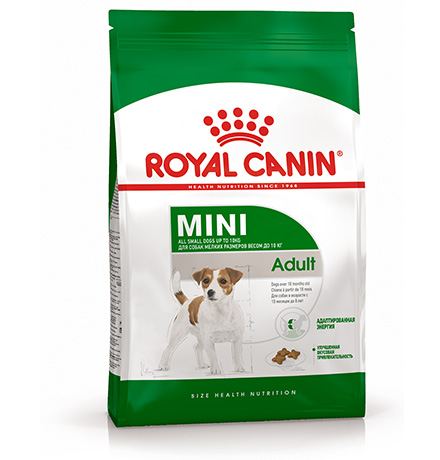 Купить Royal Canin Mini Adult / Сухой корм Роял Канин Мини Эдалт для взрослых собак Мелких пород в возрасте от 10 месяцев до 8 лет за 1180.00 ₽