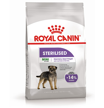 Royal Canin Mini Adult Sterilised / Сухой корм Роял Канин Мини Эдалт Стерилайзд для взрослых Стерилизованных собак Мелких пород в возрасте от 10 месяцев до 8 лет со склонностью к Избыточному весу