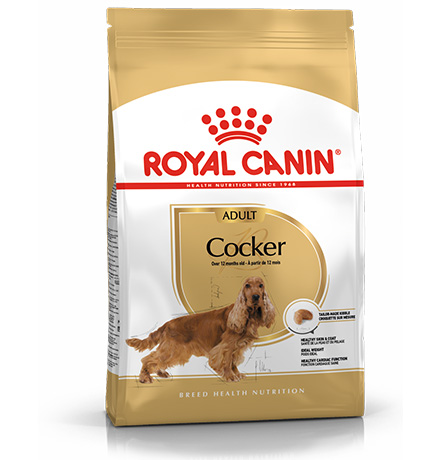 

Royal Canin Breed dog Cocker Adult / Сухой корм Роял Канин для взрослых собак породы Кокер Спаниель старше 1 года, Royal Canin Breed dog Cocker Adult
