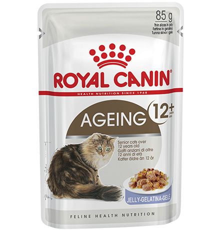 

Royal Canin Ageing 12+ Jelly / Влажный корм (Консервы-Паучи) Роял Канин Эйжинг для Пожилых кошек старше 12 лет в Желе (цена за упаковку), Royal Canin Ageing 12+ Jelly