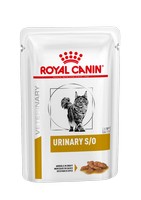 Royal Canin Urinary S\O / Ветеринарный влажный корм (Консервы-Паучи) Роял Канин Уринари для кошек при заболеваниях дистального отдела мочевыделительной системы (цена за упаковку)