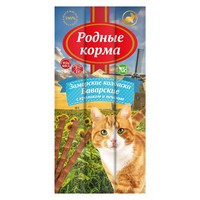 Родные Корма / Лакомство для кошек Заморские колбаски Баварские с Кроликом и печенью