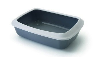 Savic Litter Tray Iriz / Туалет-лоток Савик для кошек сo съемным Бортом 42х30,5х10 см 