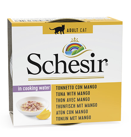 

Schesir / Консервы Шезир для кошек Тунец манго (цена за упаковку), Schesir