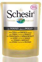 

Schesir / Паучи Шезир для кошек Тунец с Цыпленком (цена за упаковку), Schesir