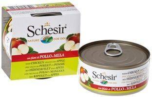 

Schesir / Консервы Шезир для собак Цыпленок Яблоко (цена за упаковку), Schesir