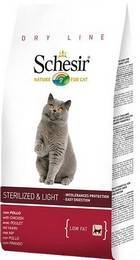 Schesir Сухой корм для Стерилизованных Кошек и с Избыточным весом 