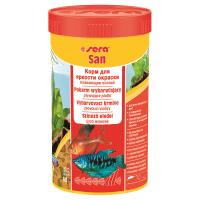 

Sera San / Корм Сера для рыб Основной в хлопьях Улучшает окраску, Sera San