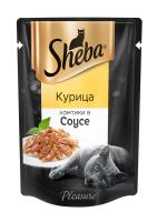 

Sheba Pleasure / Паучи Шеба для кошек Курица ломтики в Соусе (цена за упаковку), Sheba Pleasure