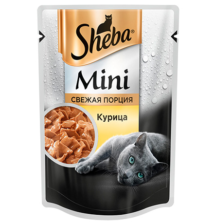 

Sheba Mini / Паучи Шеба Мини порция для кошек с Курицей (цена за упаковку), Sheba Mini