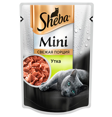 

Sheba Mini / Паучи Шеба Мини порция для кошек с Уткой (цена за упаковку), Sheba Mini