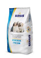 Sirius / Сухой корм Сириус для Щенков и молодых собак Ягненок с рисом