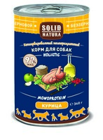 Solid Natura Holistic Monoprotein / Консервы Солид Натура Беззерновые для собак Курица (цена за упаковку) 