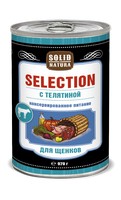 Solid Natura Selection / Консервы Солид Натура для Щенков Телятина (цена за упаковку)