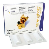 Zoetis Stronghold / Капли Стронгхолд Инсектоакарицидные для собак весом от 2,5 до 5 кг 12% 30мг 
