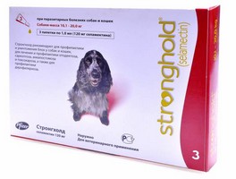 Zoetis Stronghold / Капли Стронгхолд Инсектоакарицидные для собак весом от 10 до 20 кг 12% 120мг 