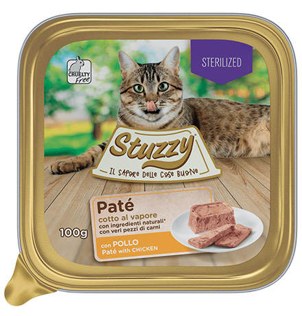 Stuzzy Pate Sterilized Chicken / Консервы Штуззи для Стерилизованных кошек Курица (цена за упаковку)