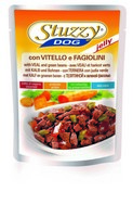 Stuzzy Bocconcini / Паучи Штуззи для собак Телятина Зеленая фасоль в желе (цена за упаковку)