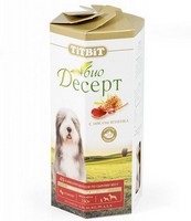 Titbit Био Десерт / Мясное печенье Титбит для собак с Ягненком Standart для Дрессуры 