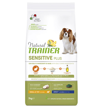 Trainer Natural Sensitive Plus No Grain Mini Adult / Сухой  Беззерновой корм Трейнер для собак Мелких пород Кролик