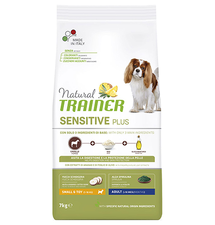 Trainer Natural Sensitive Plus No Grain Mini Adult / Сухой Беззерновой корм Трейнер для собак Мелких пород Конина