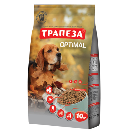 Трапеза Optimal / Сухой корм для взрослых собак в Городских условиях 