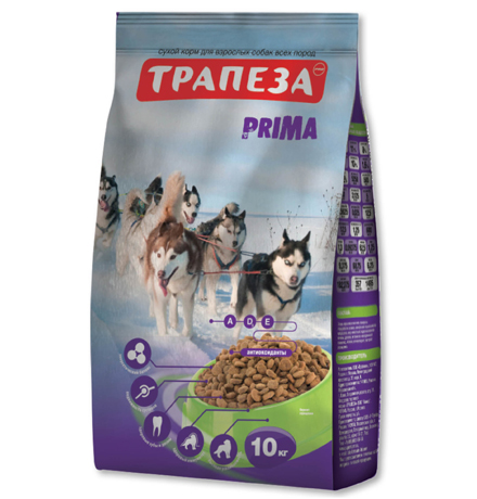 Купить Трапеза Prima / Сухой корм для взрослых Активных собак за 1820.00 ₽