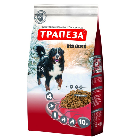 Трапеза Maxi / Сухой корм для взрослых собак Крупных пород 