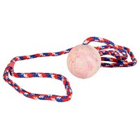 Купить Trixie / Игрушка Трикси для собак "Мяч на веревке" натуральный каучук за 340.00 ₽