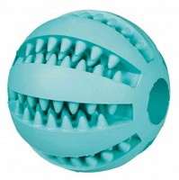Купить Trixie DentaFun / Игрушка Трикси для собак "Мяч Бейсбол" натуральный каучук Зеленый за 380.00 ₽