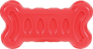 Zolux Bubble / Игрушка Золюкс для собак Кость Термопластичная резина 15 см