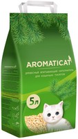 AromatiCat / Наполнитель Ароматикэт для кошачьего туалета Древесный без запаха
